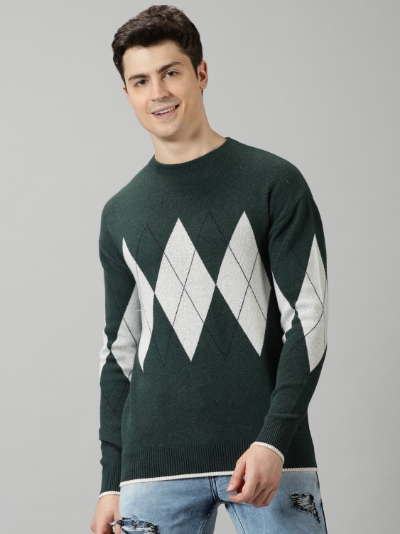 Dark Pine Cotton Sweater