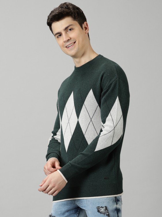 Dark Pine Cotton Sweater