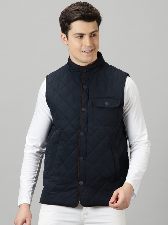 Deep Sapphire Quilted Waistcoat