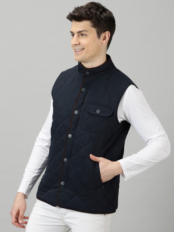 Deep Sapphire Quilted Waistcoat